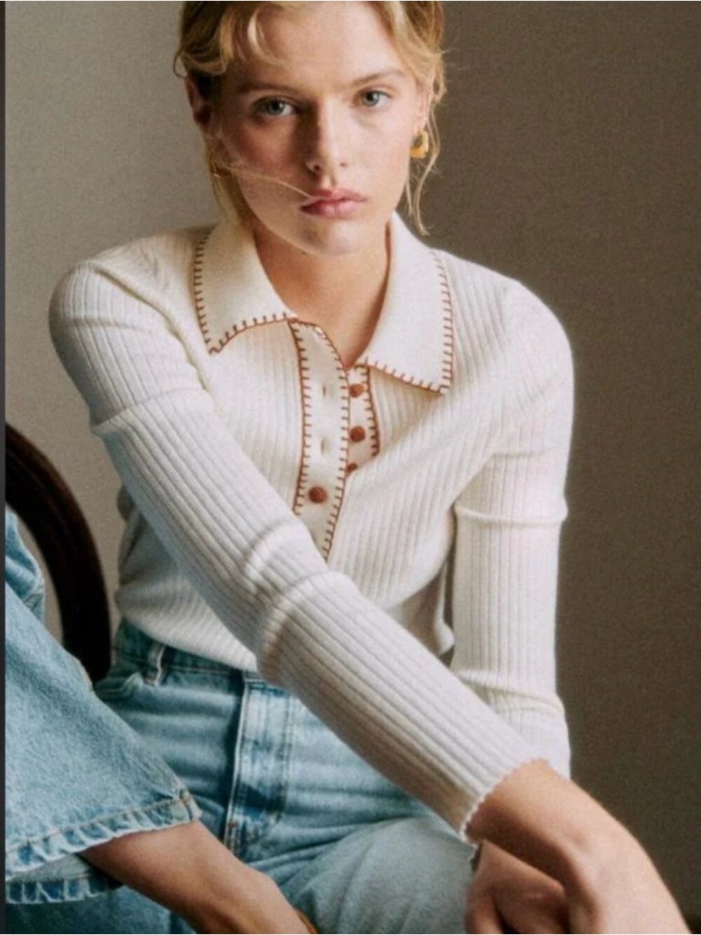 SÉZANE ARMELLE JUMPER sz L gently used